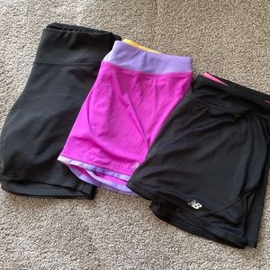Bundle of 3 New Balance shorts and skirts Size Large